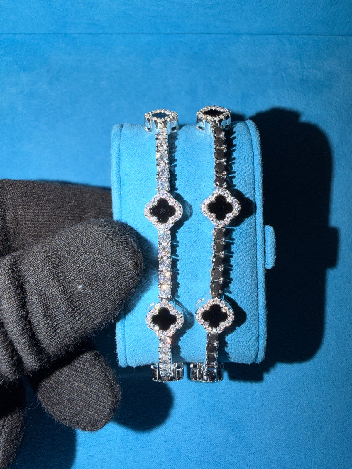 3mm Clover Tennis Bracelet