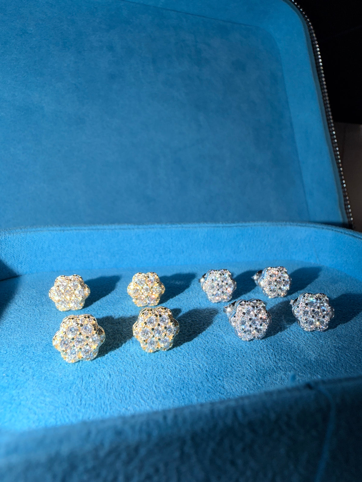 9.2mm Cluster Earrings