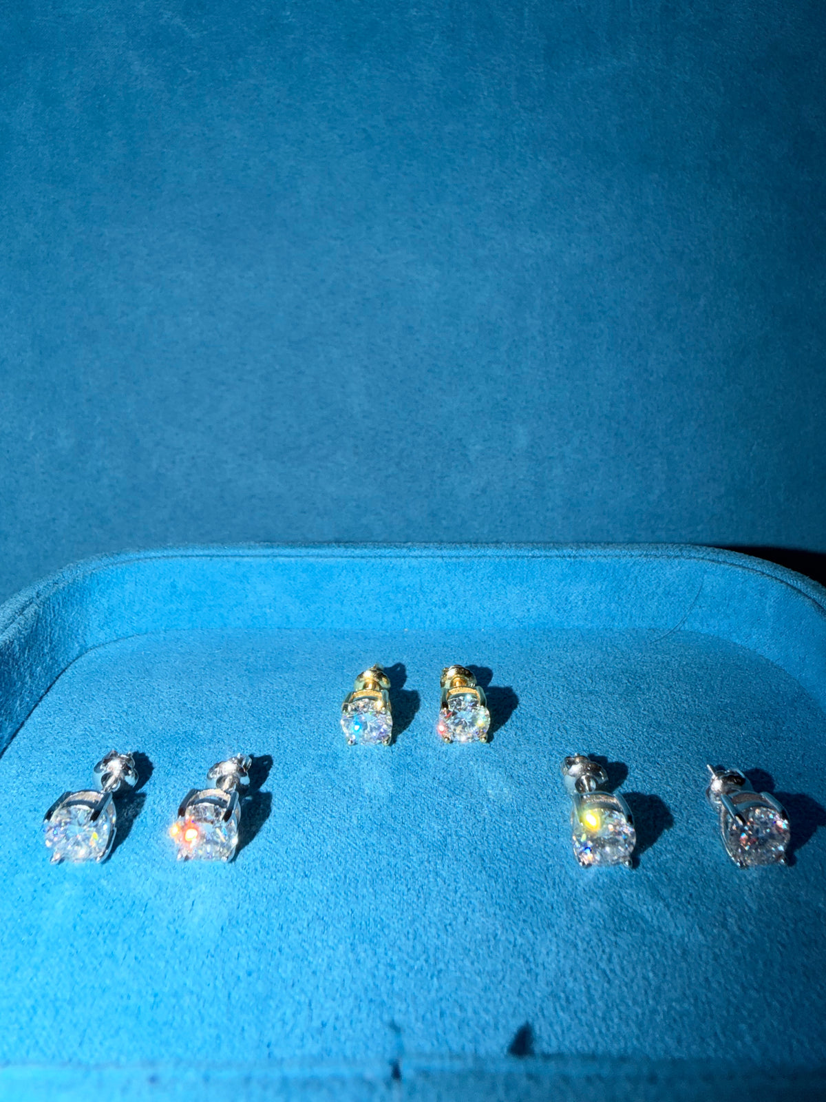 7mm 1.2ct Stud Earrings