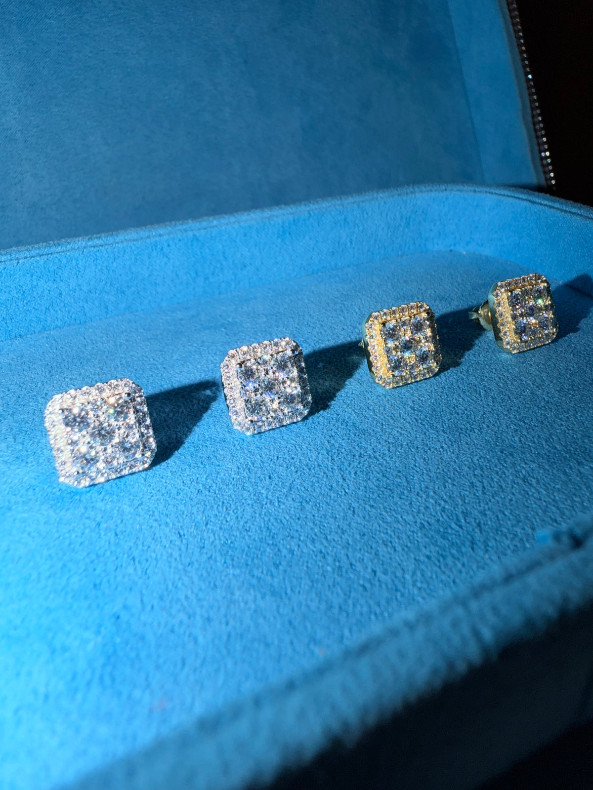 11mm Square Earrings